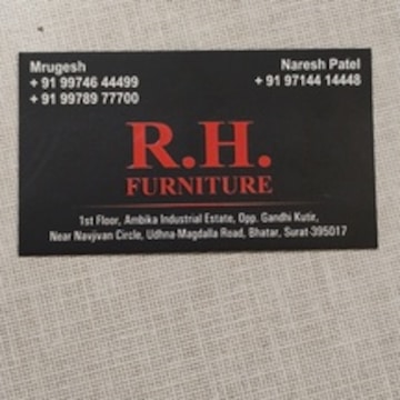 R H Furniture in Udhna Magdala Road Surat Best Wooden Furniture Dealers near me in Surat Justdial