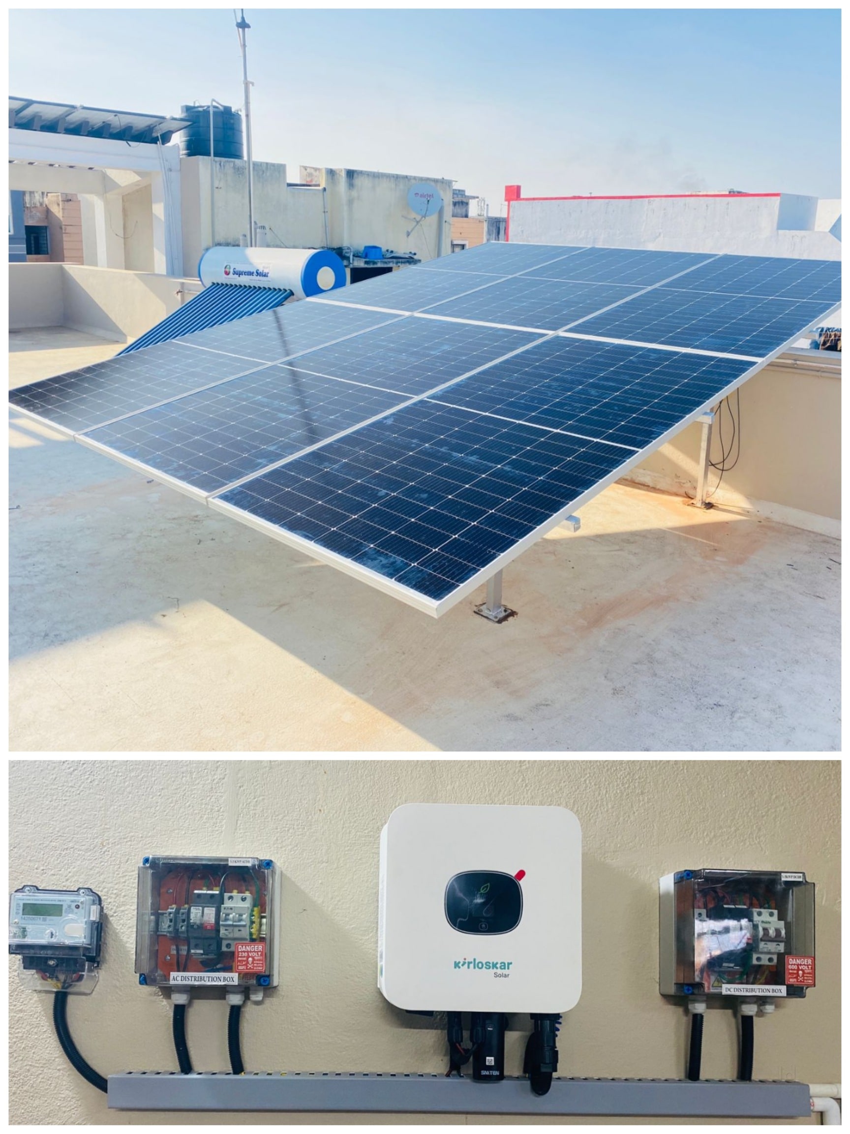 Supreme Solar Panel Sahara Solar Water Heater Solar Geyser In