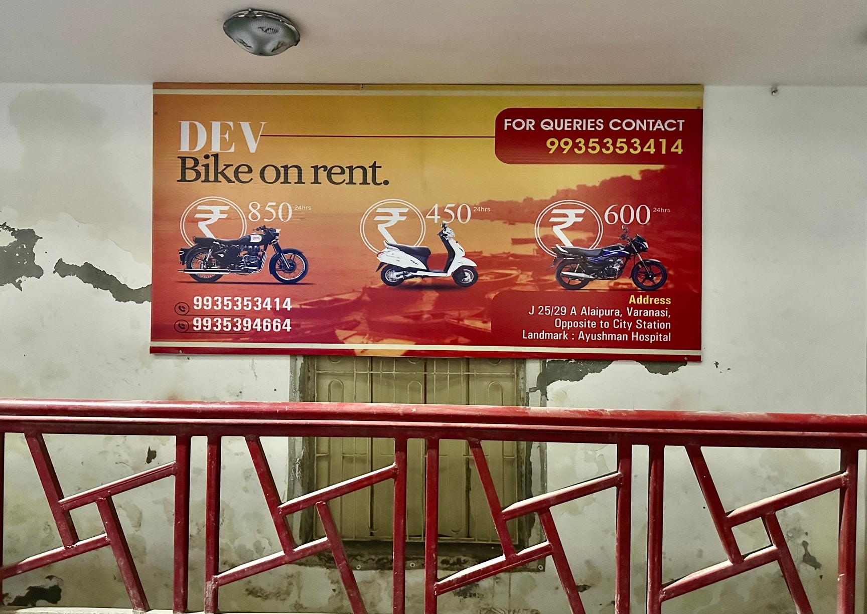 Blue Motorcycle Rental Bike Scooty On Rent in Assi,Varanasi - Best Bike ...